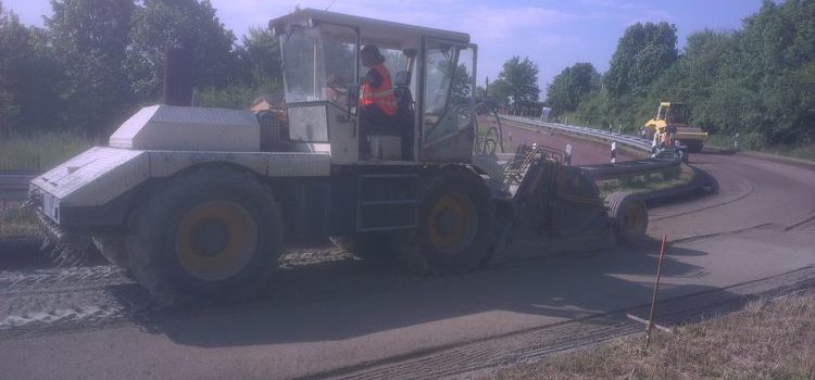 Erneuerung von Rampen der B42 bei Erbach und Kiedrich